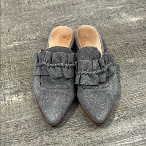Gray Women's Slip-On Mules